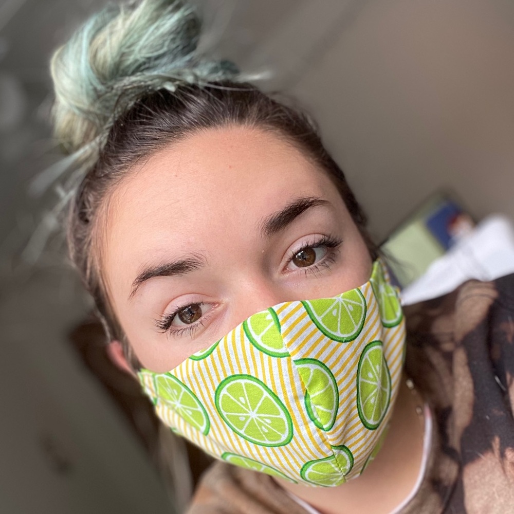 100% Cotton washable reusable homemade face mask